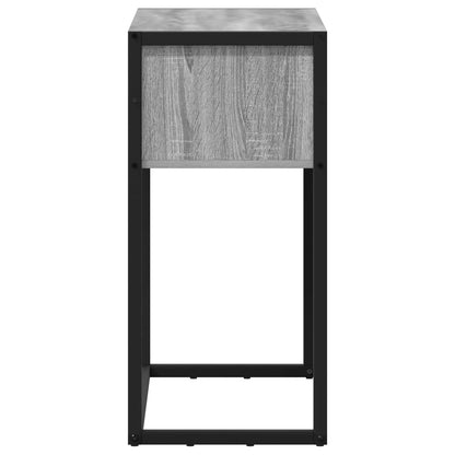 vidaXL End Table Grey Sonoma 100 x 36 x 75 cm Engineered Wood