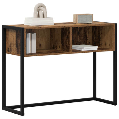 vidaXL End Table Old Wood 100 x 36 x 75 cm Engineered Wood