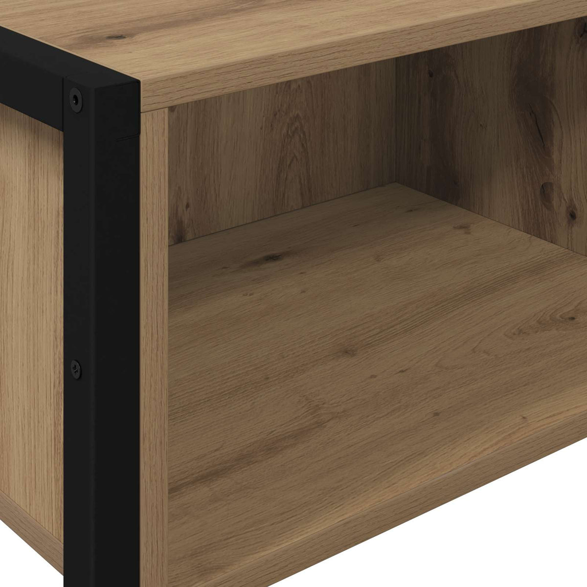 vidaXL End Table Artisan Oak 100 x 36 x 75 cm Engineered Wood