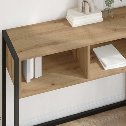 vidaXL End Table Artisan Oak 100 x 36 x 75 cm Engineered Wood