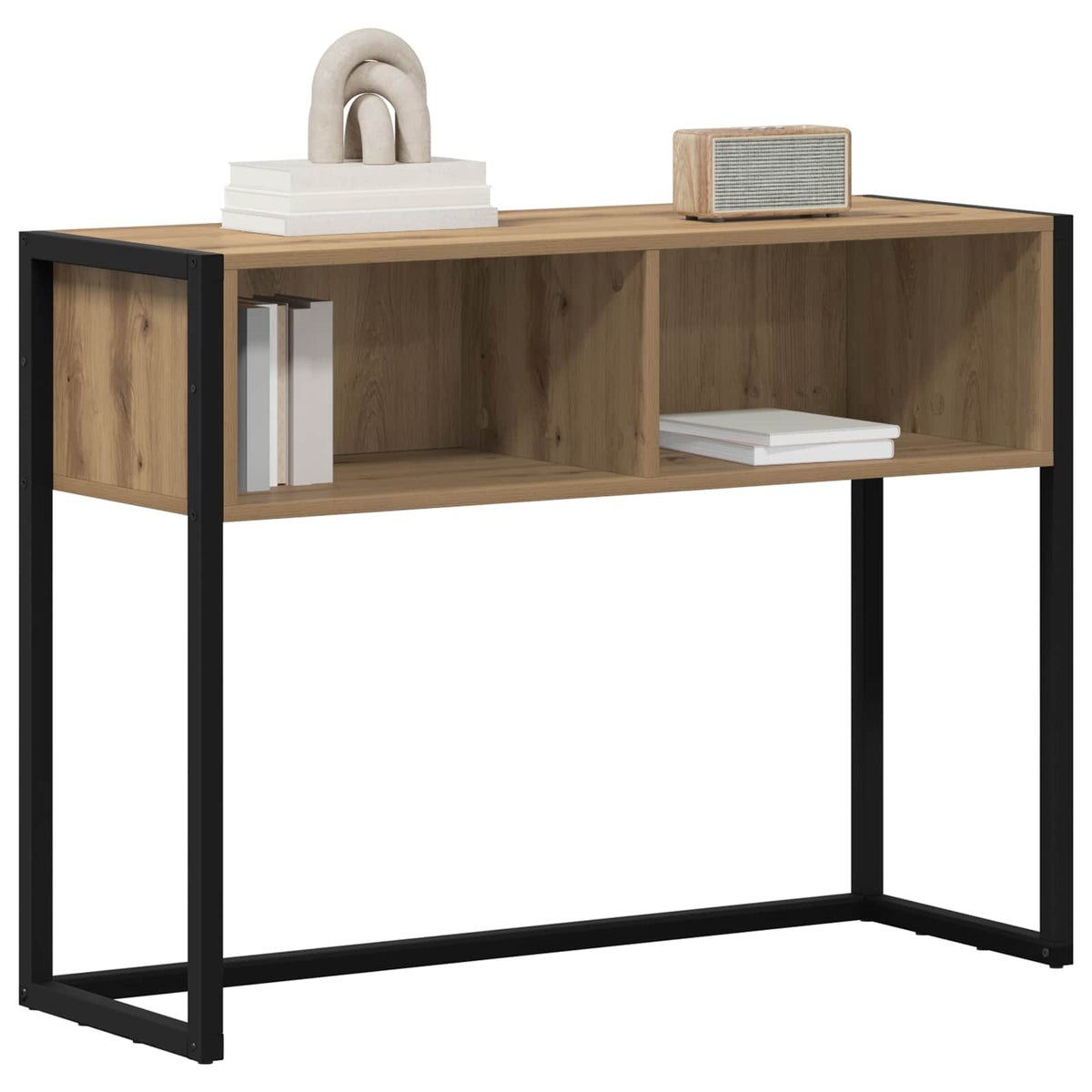 vidaXL End Table Artisan Oak 100 x 36 x 75 cm Engineered Wood
