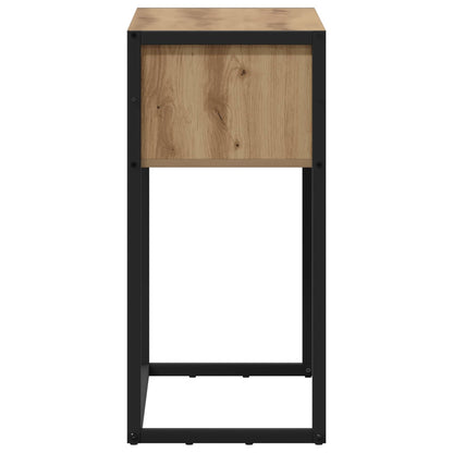 vidaXL End Table Artisan Oak 100 x 36 x 75 cm Engineered Wood