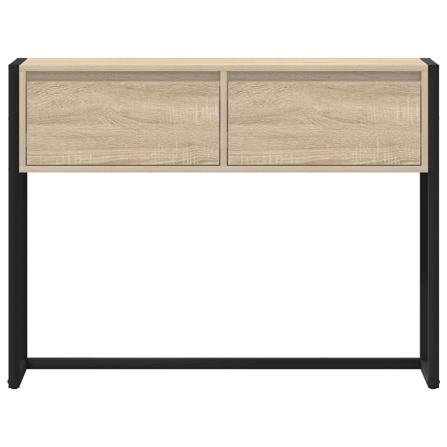 vidaXL End Table with Drawer Sonoma 100 x 36 x 75 cm Engineered Wood