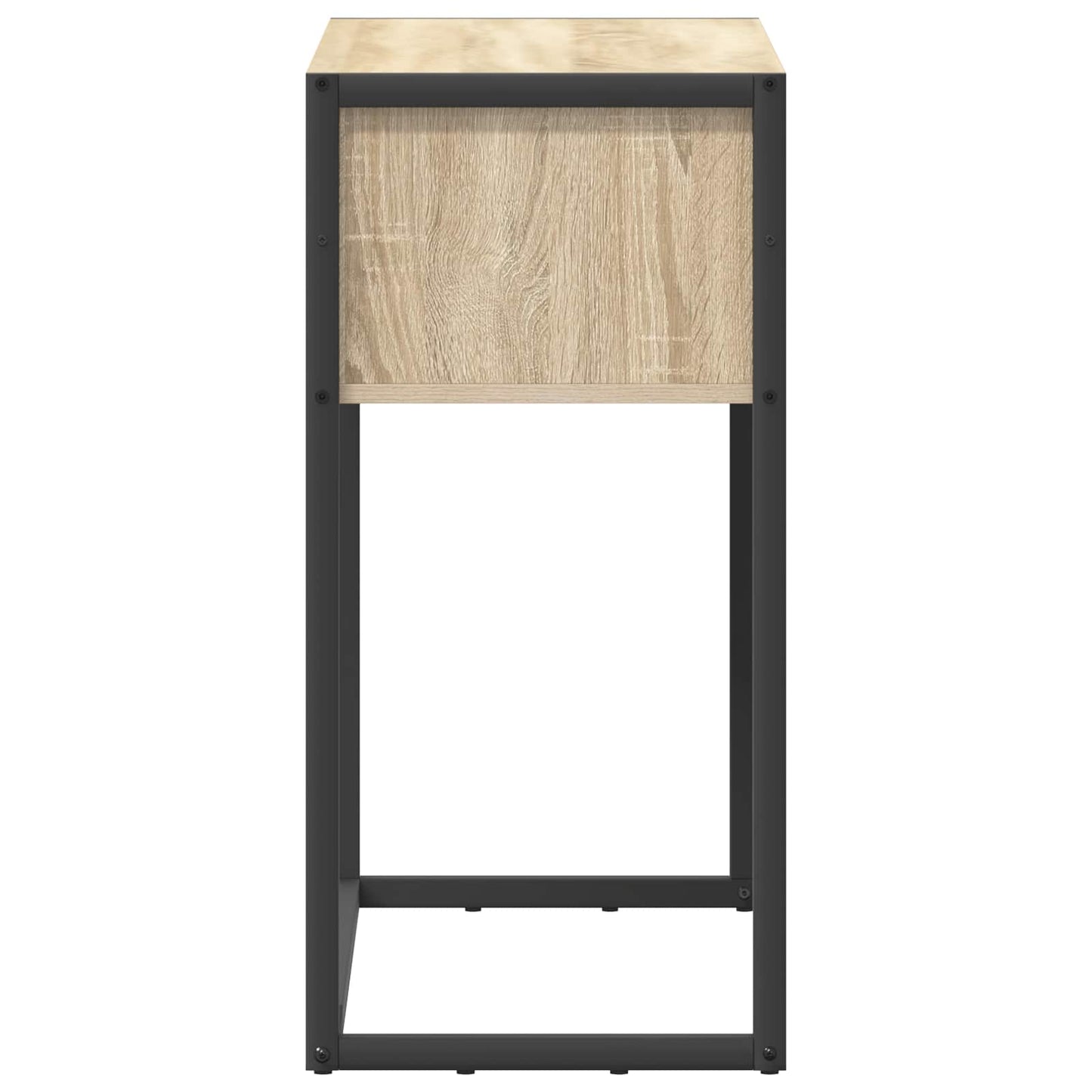 vidaXL End Table with Drawer Sonoma 100 x 36 x 75 cm Engineered Wood
