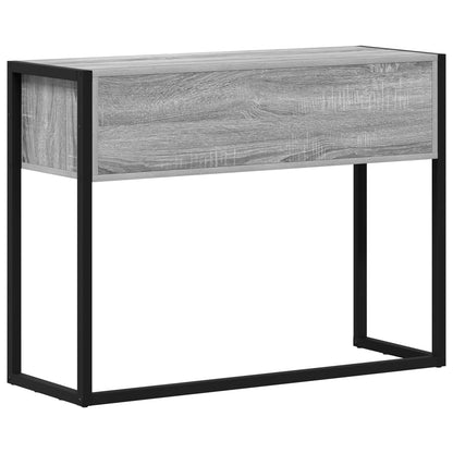 vidaXL End Table Grey Sonoma 100 x 36 x 75 cm Engineered Wood