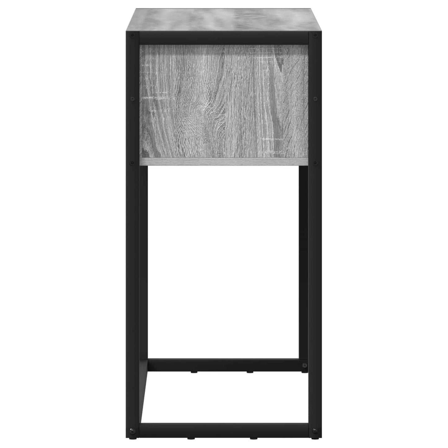 vidaXL End Table Grey Sonoma 100 x 36 x 75 cm Engineered Wood