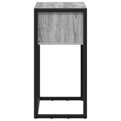 vidaXL End Table Grey Sonoma 100 x 36 x 75 cm Engineered Wood