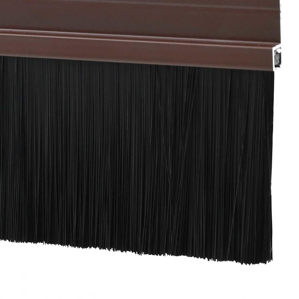 vidaXL Self-adhesive Door Brush Seals 2 pcs 100 cm Aluminium Alloy