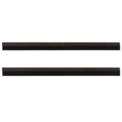 vidaXL Self-adhesive Door Brush Seals 2 pcs 100 cm Aluminium Alloy