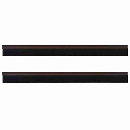 vidaXL Self-adhesive Door Brush Seals 2 pcs 100 cm Aluminium Alloy