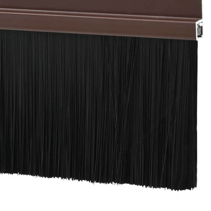 vidaXL Self-adhesive Door Brush Seals 6 pcs 100 cm Aluminium Alloy