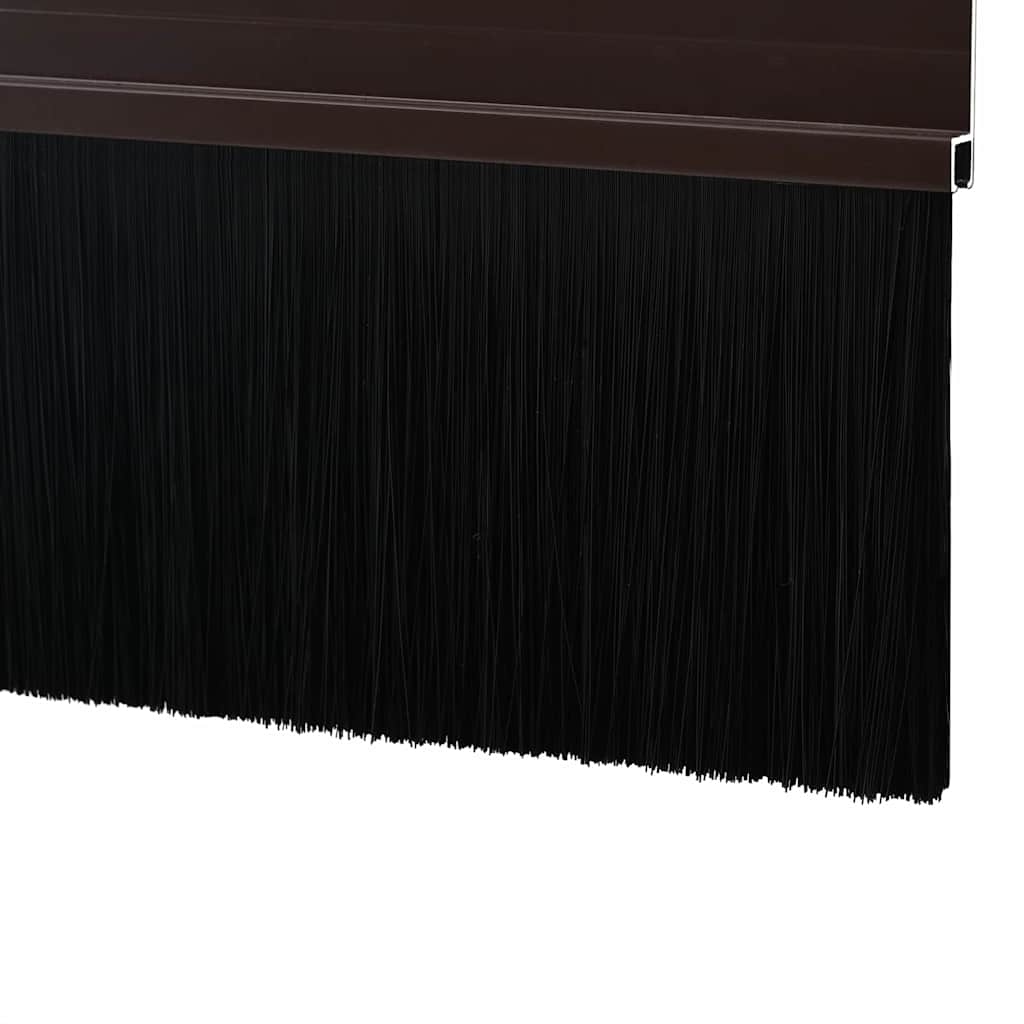 vidaXL Self-adhesive Door Brush Seals 6 pcs 100 cm Aluminium Alloy