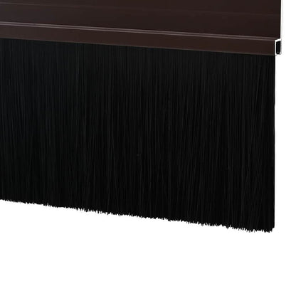 vidaXL Self-adhesive Door Brush Seals 6 pcs 100 cm Aluminium Alloy