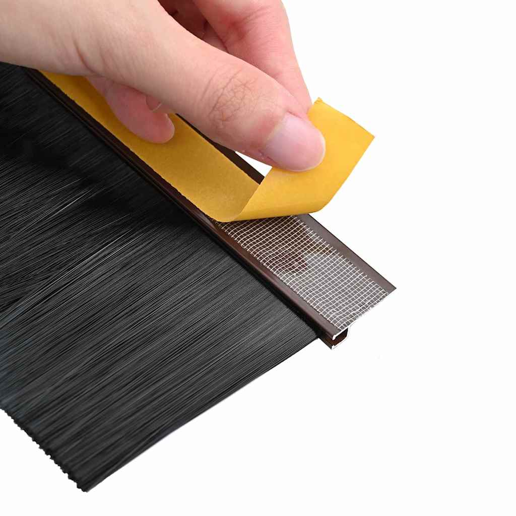 vidaXL Self-adhesive Door Brush Seals 6 pcs 100 cm Aluminium Alloy