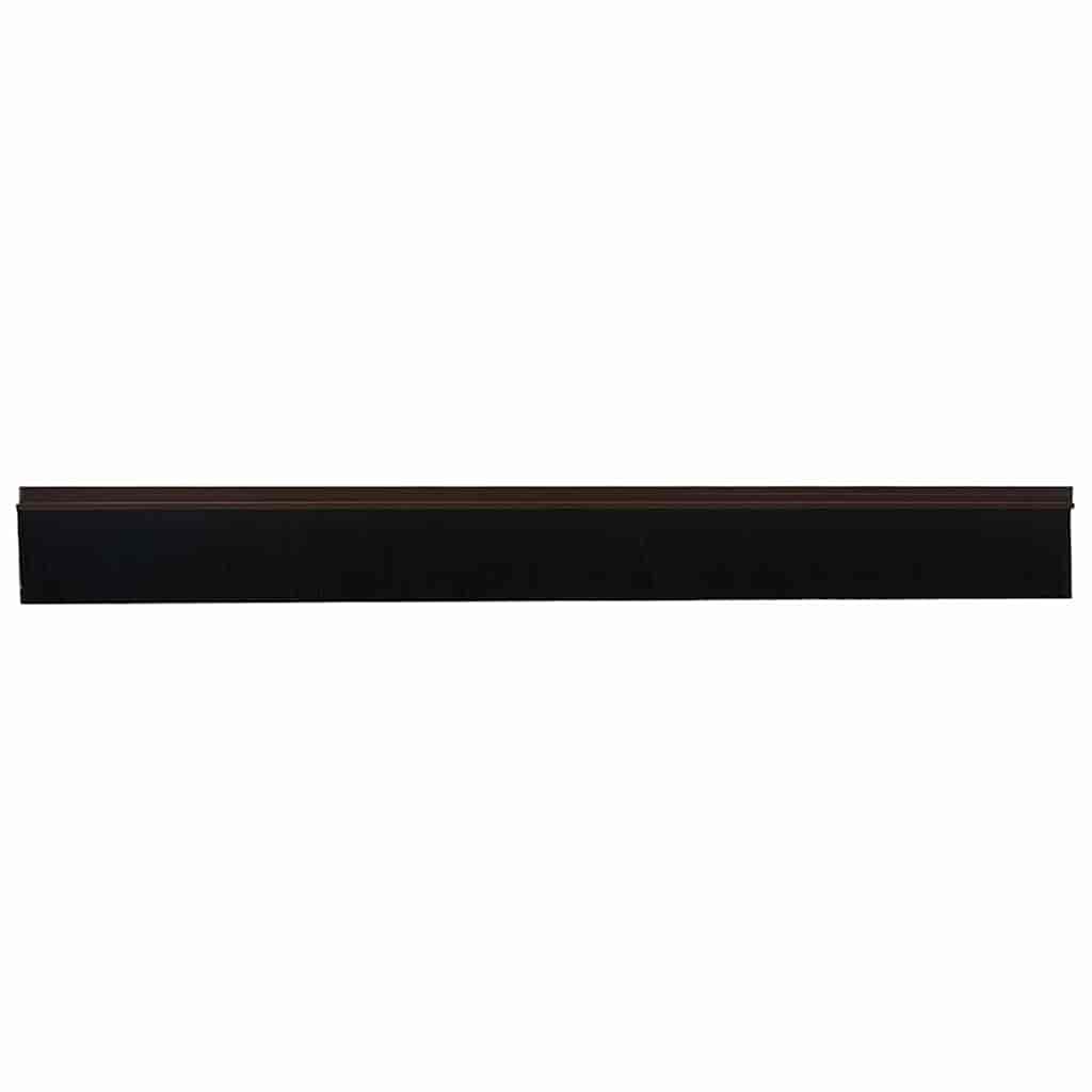 vidaXL Self-adhesive Door Brush Seals 12 pcs Brown 100 cm