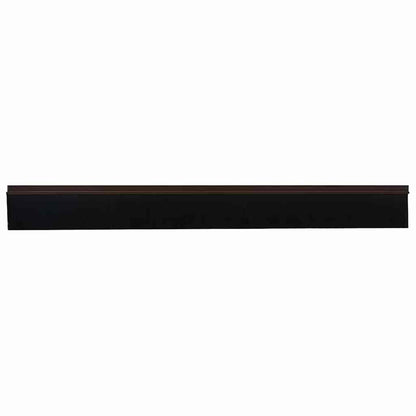 vidaXL Self-adhesive Door Brush Seals 12 pcs Brown 100 cm