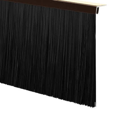 vidaXL Self-adhesive Door Brush Seals 6 pcs Brown 100 cm
