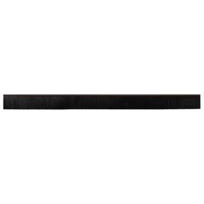 vidaXL Self-adhesive Door Brush Seals 12 pcs 100 cm Aluminium Alloy