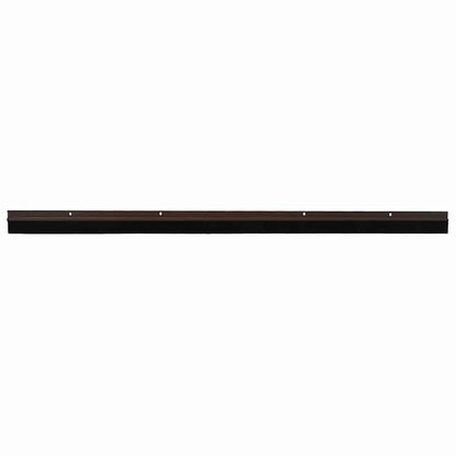 vidaXL Screw-on Door Brush Seals 2 pcs Brown 100 cm Aluminium Alloy