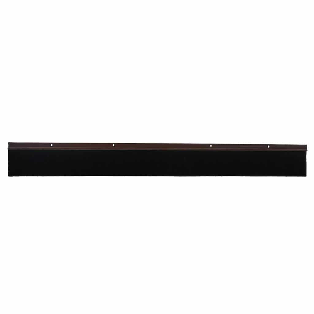 vidaXL Screw-on Door Brush Seals 12 pcs Brown 100 cm Aluminium Alloy