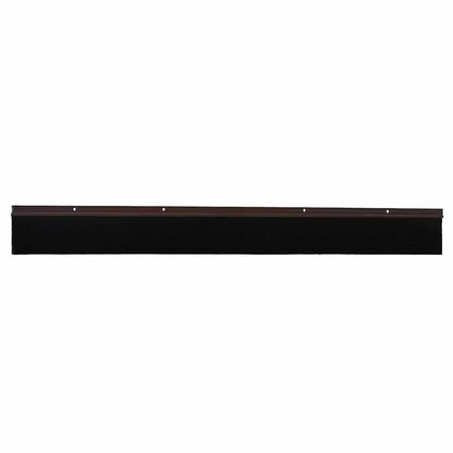 vidaXL Screw-on Door Brush Seals 12 pcs Brown 100 cm Aluminium Alloy