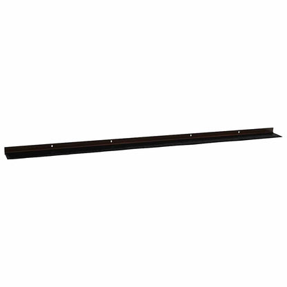 vidaXL Screw-on Door Brush Seals 2 pcs Brown 100 cm Aluminium Alloy