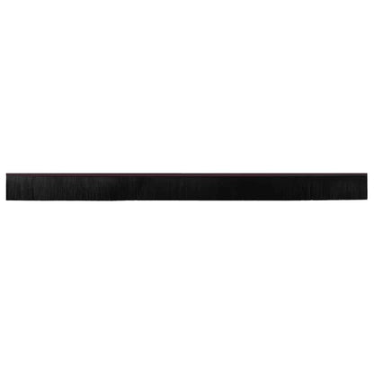 vidaXL Screw-on Door Brush Seals 2 pcs Brown 100 cm Aluminium Alloy