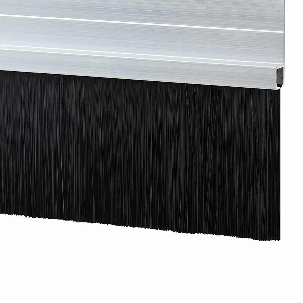 vidaXL Self-adhesive Door Brush Seals 2 pcs 100 cm Aluminium Alloy