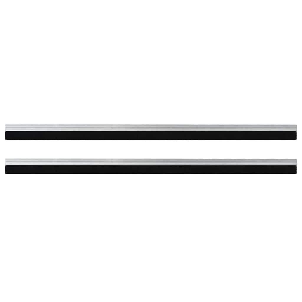 vidaXL Self-adhesive Door Brush Seals 2 pcs 100 cm Aluminium Alloy