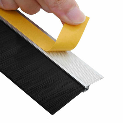 vidaXL Self-adhesive Door Brush Seals 6 pcs 100 cm Aluminium Alloy