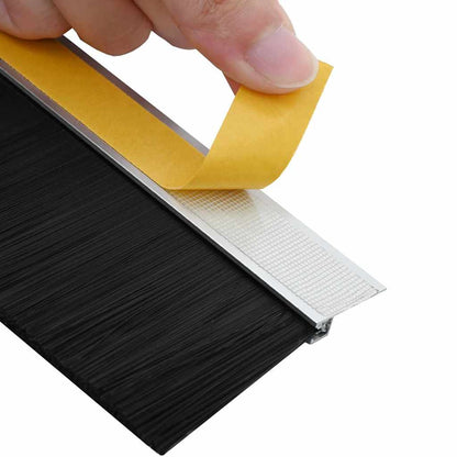 vidaXL Self-adhesive Door Brush Seals 6 pcs 100 cm Aluminium Alloy