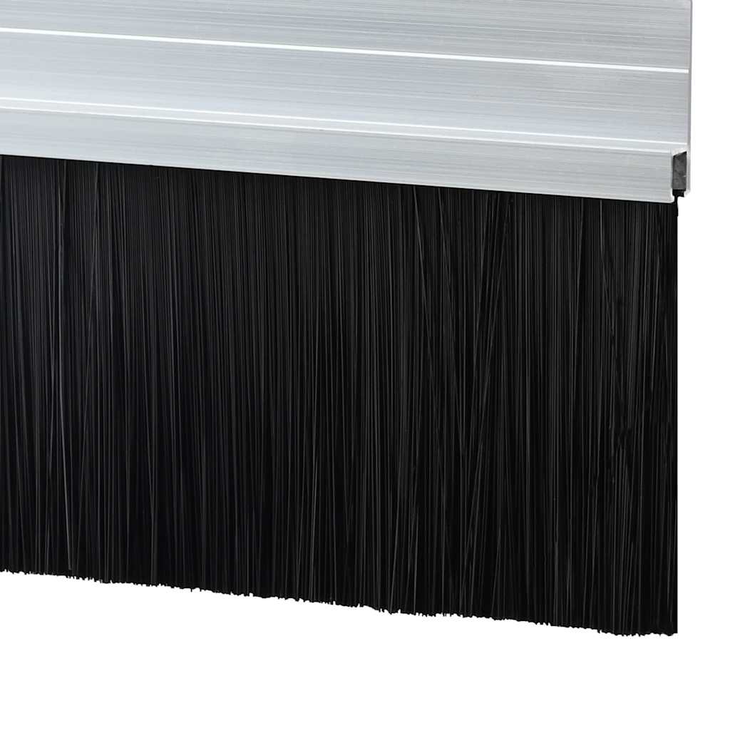 vidaXL Self-adhesive Door Brush Seals 12 pcs 100 cm Aluminium Alloy