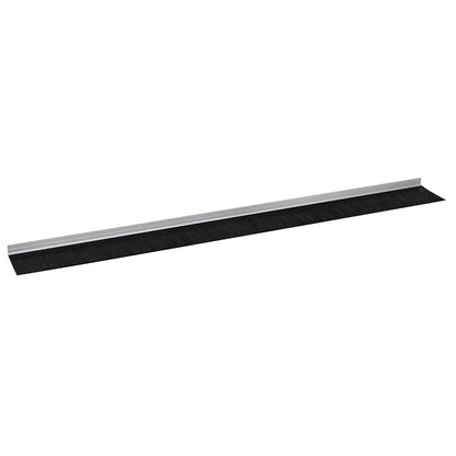 vidaXL Self-adhesive Door Brush Seals 2 pcs 100 cm Aluminium Alloy