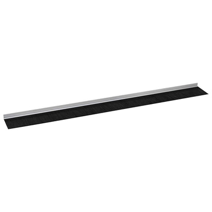 vidaXL Self-adhesive Door Brush Seals 2 pcs 100 cm Aluminium Alloy