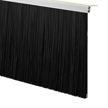 vidaXL Self-adhesive Door Brush Seals 6 pcs 100 cm Aluminium Alloy
