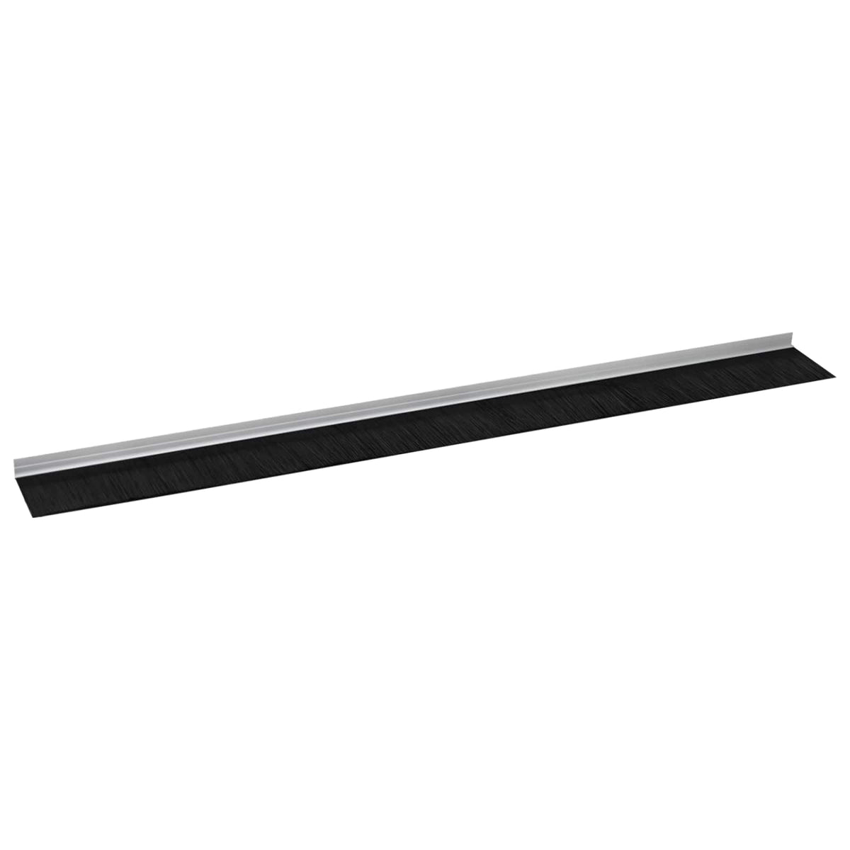 vidaXL Self-adhesive Door Brush Seals 12 pcs 100 cm Aluminium Alloy