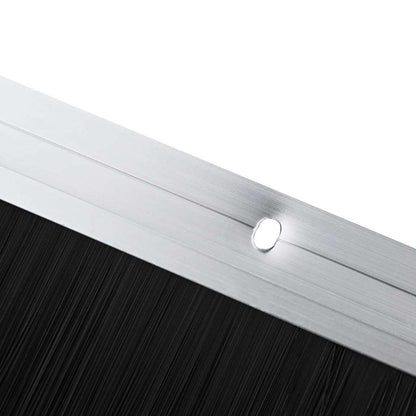 vidaXL Screw-on Door Brush Seals 6 pcs Silver 100 cm Aluminium Alloy