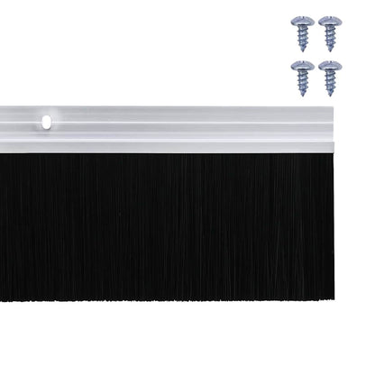 vidaXL Screw-on Door Brush Seals 6 pcs Silver 100 cm Aluminium Alloy