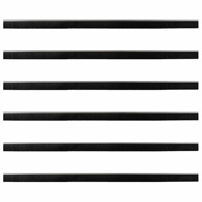 vidaXL Screw-on Door Brush Seals 6 pcs Silver 100 cm Aluminium Alloy