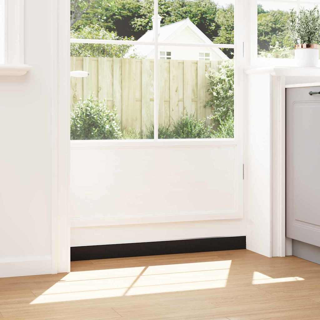 vidaXL Screw-on Door Brush Seals 6 pcs Silver 100 cm Aluminium Alloy