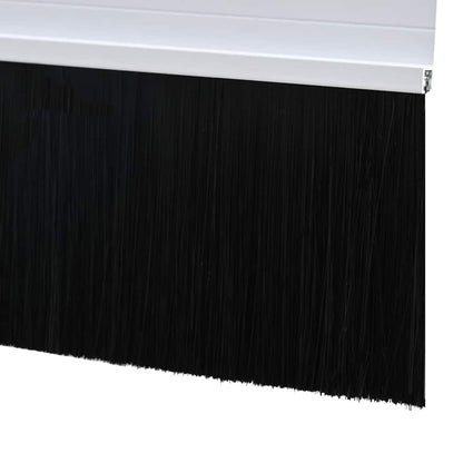 vidaXL Self-adhesive Door Brush Seals 2 pcs 100 cm Aluminium Alloy