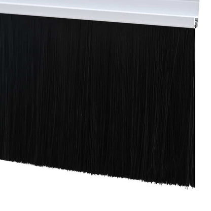 vidaXL Self-adhesive Door Brush Seals 2 pcs 100 cm Aluminium Alloy