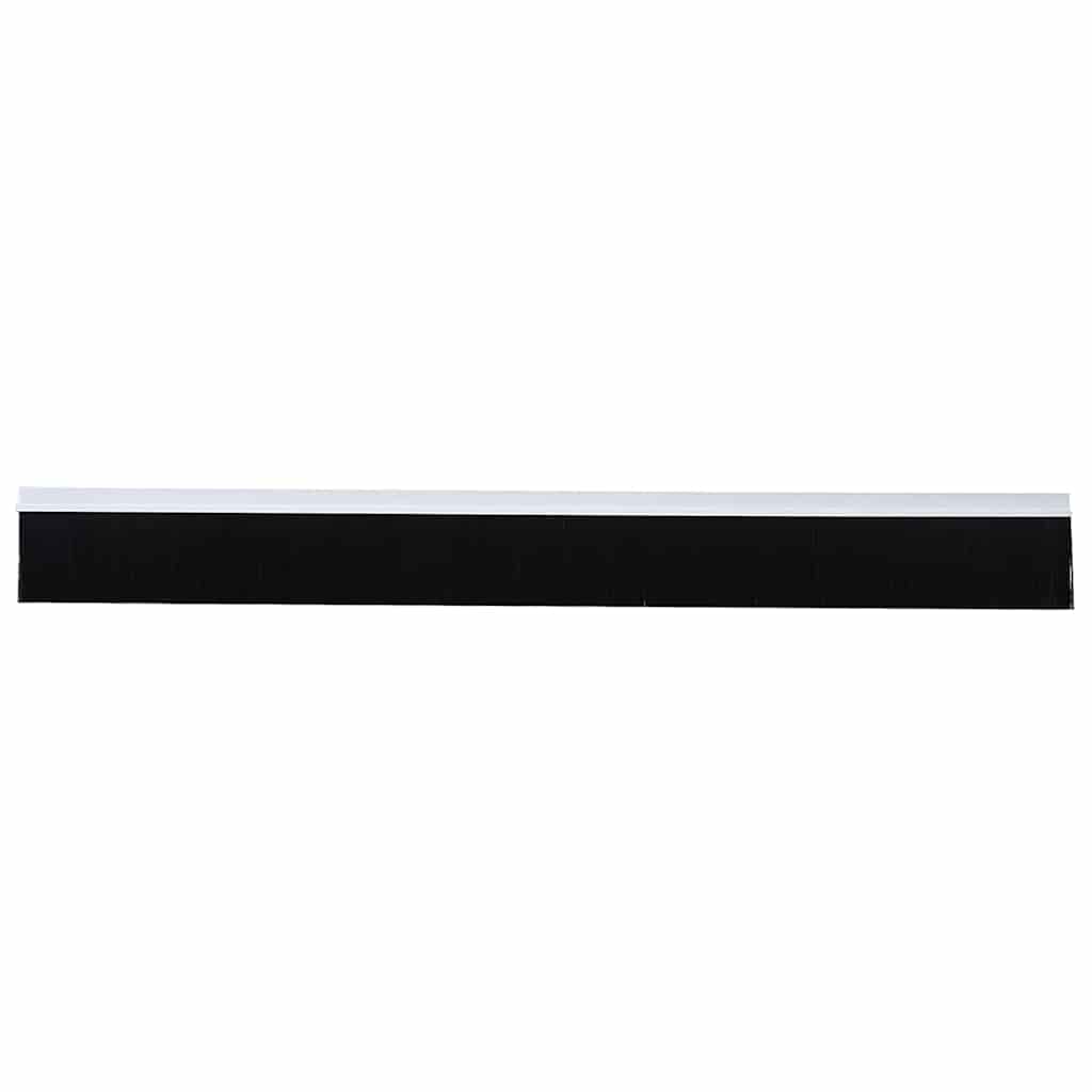 vidaXL Self-adhesive Door Brush Seals 6 pcs White 100 cm