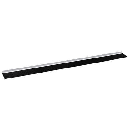 vidaXL Self-adhesive Door Brush Seals 2 pcs 100 cm Aluminium Alloy