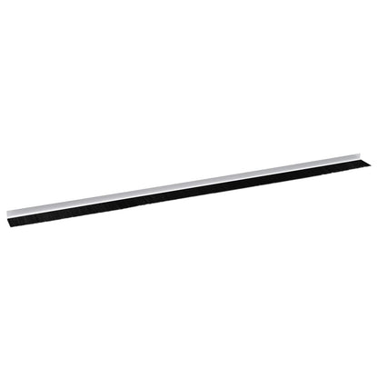 vidaXL Self-adhesive Door Brush Seals 6 pcs 100 cm Aluminium Alloy