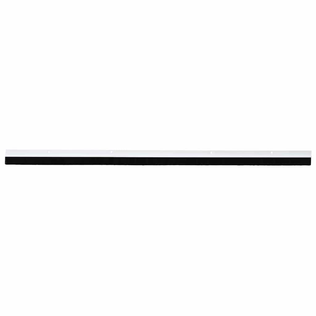 vidaXL Screw-on Door Brush Seals 2 pcs White 100 cm Aluminium Alloy