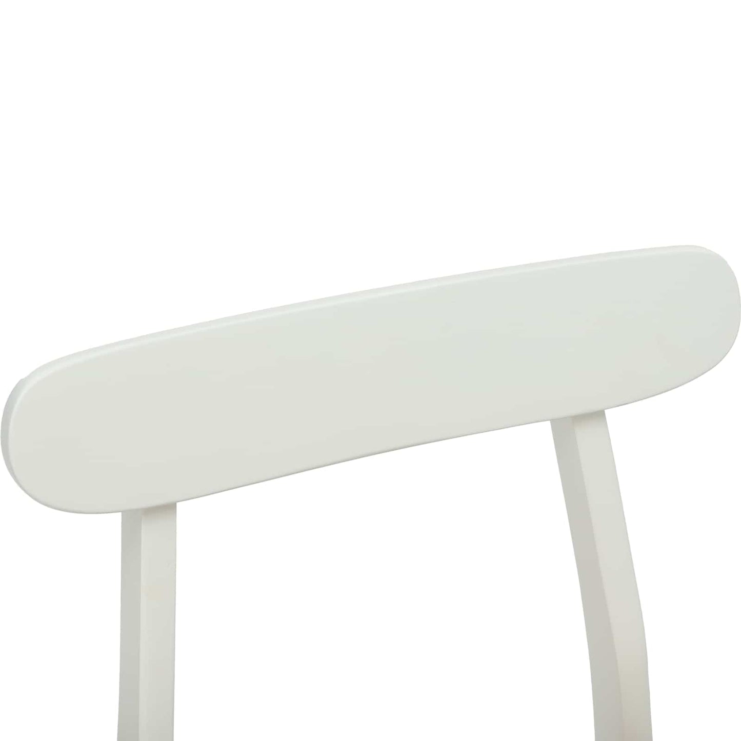 vidaXL Dining Chair 2 pcs White and Natural 43 x 44.5 x 77 cm