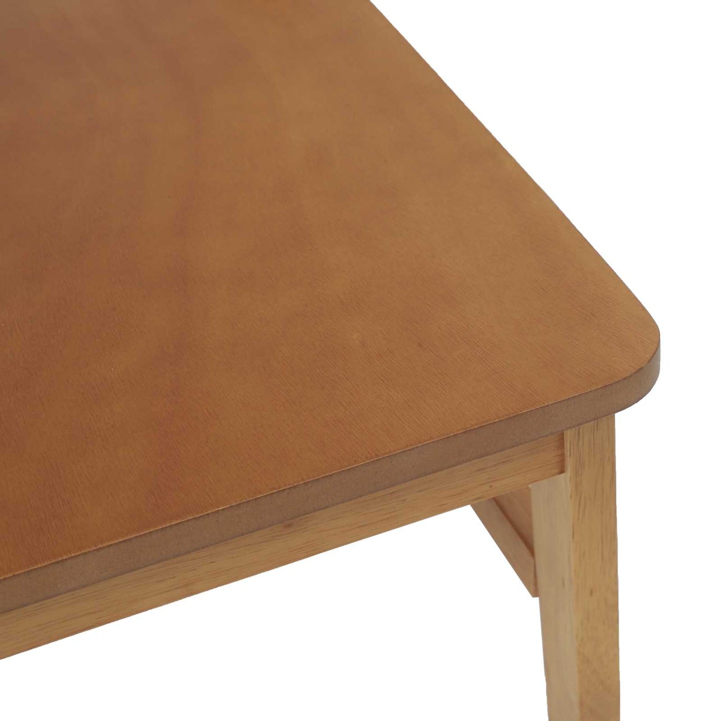 vidaXL Dining Chair 2 pcs Natural Solid Rubber Wood