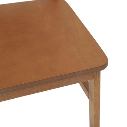 vidaXL Dining Chair 2 pcs Natural Solid Rubber Wood