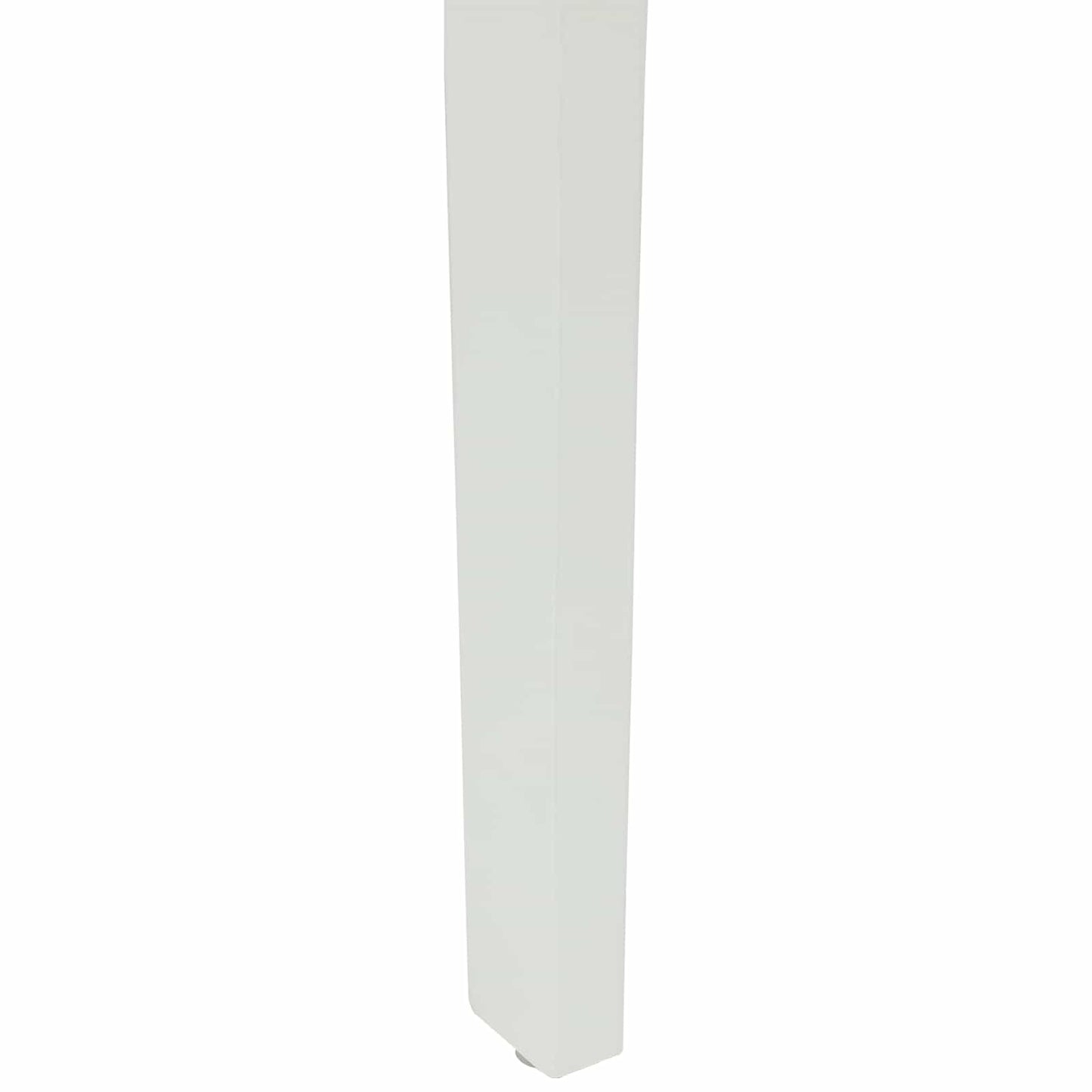 vidaXL Dining Chair 2 pcs White and Brown Solid Rubber Wood